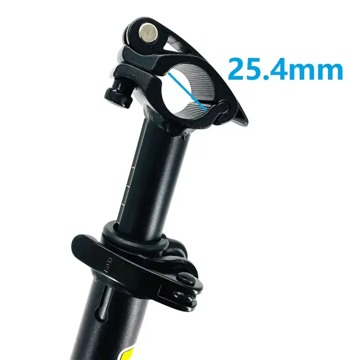 Extension de tige télescopique réglable pour vélo pliant, tige à double section, guidon 25.4mm, four