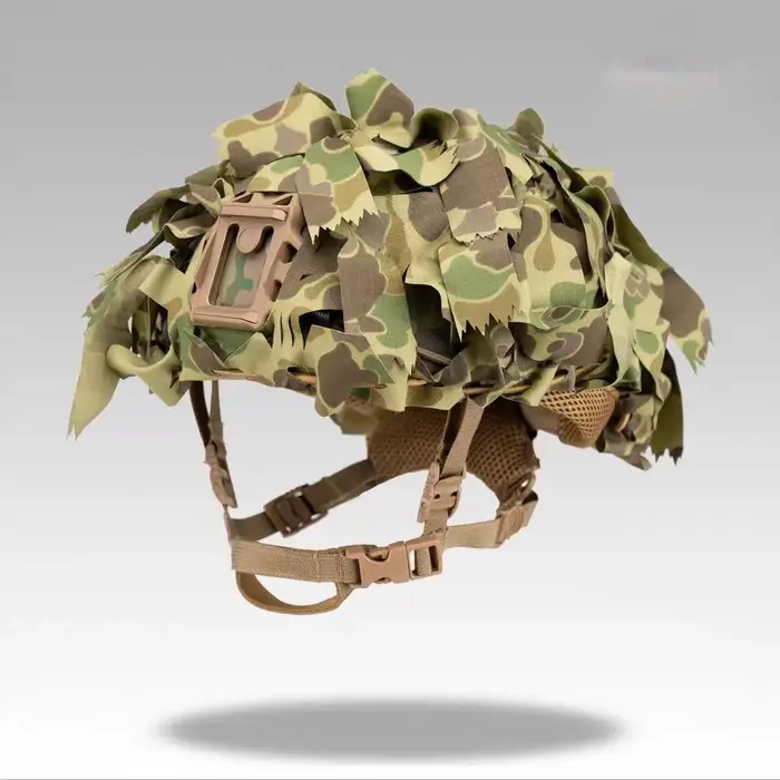 Housse camouflage universelle A-23 List pour casques tactiques extérieur chasse airsoft