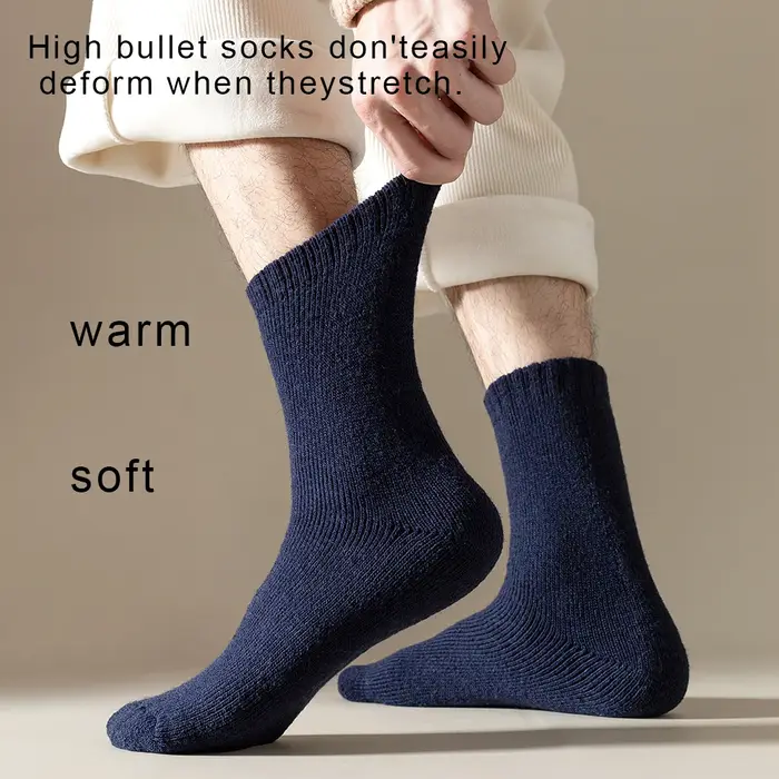 Chaussettes hiver ultra-épaisses pour chasse - Isolation extrême froid et neige pour bottes montantes