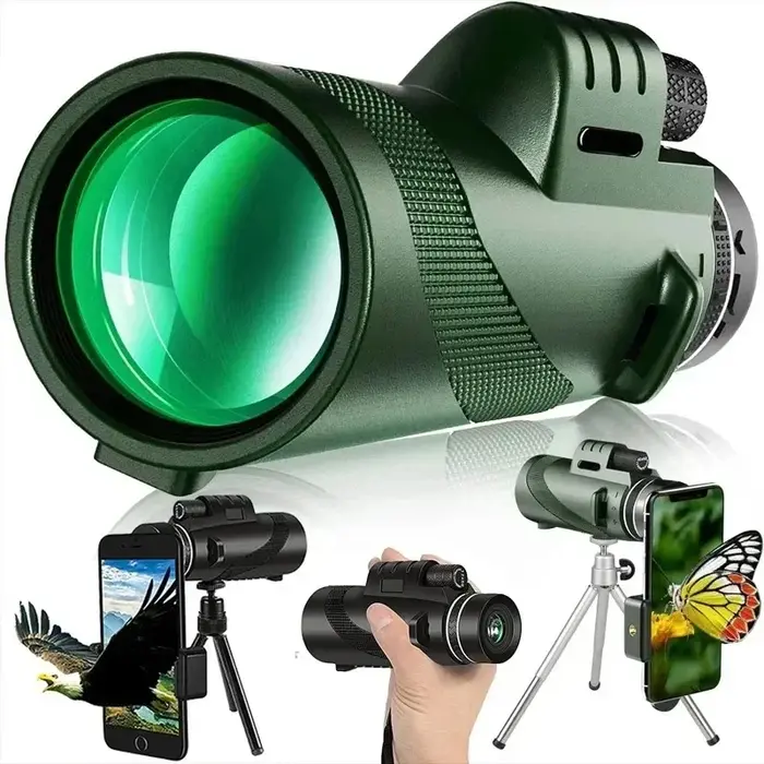 Télescope Monoculaire Puissant 80x100 HD ZOOM Longue Portée pour Chasse Sports Extérieur Camping Voyage