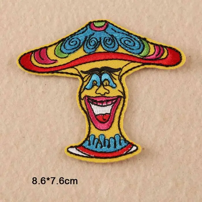 Patch brodé Clown Punk sur vêtements, pour garçons, autocollants de vêtements, accessoire