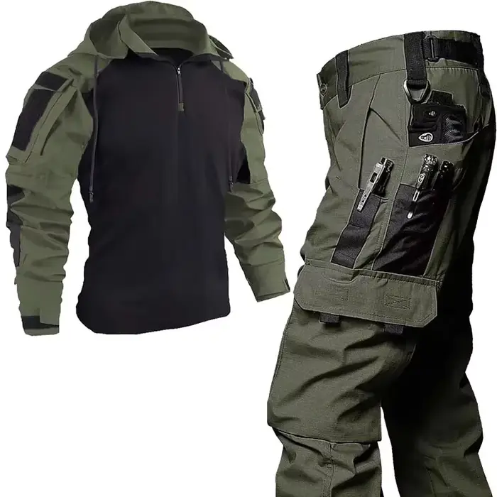 Tenue tactique complète militaire pour chasse randonnée et entraînement durable respirante