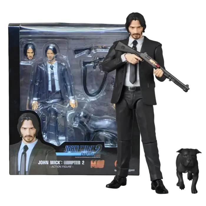 John Wick figurine chien Keanu Reeves Baba Yaga figurine de film personnages modèle poupée le jouet 