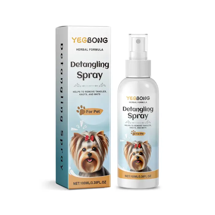 Spray de toilettage pour chiens, élimine efficacement les impuritie de la saleté, résout les enchevê