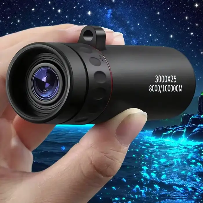 Monoculaire professionnel HD 3000x25 mini portable poche télescope outdoor chasse randonnée