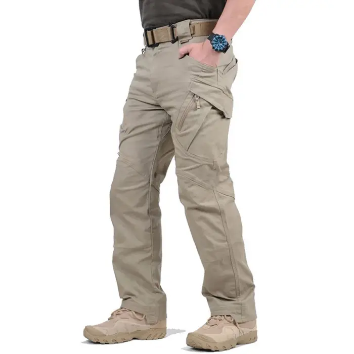 Pantalon jogging cargo tactique homme classique - Trousers militaire multi-poches randonnée trekking