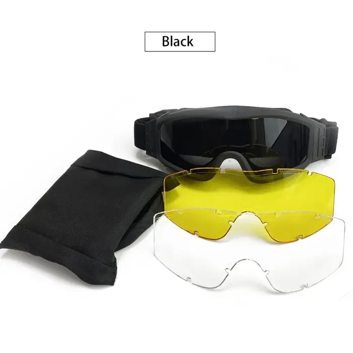 Lunettes tactiques lunettes de soleil de tir militaire coupe-vent contrôle du sable lunettes de jeu 