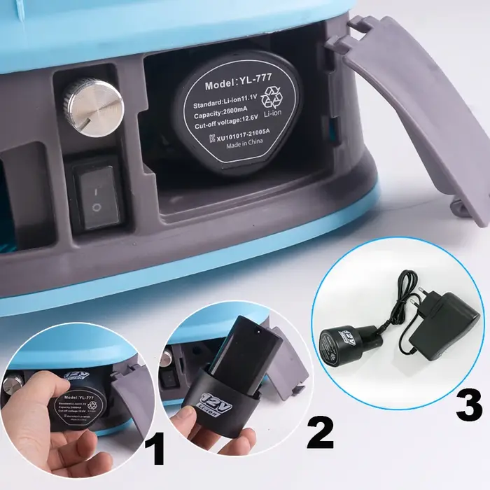 DIVEDEER 10L pulvérisateur électrique rechargeable haute pression désinfectant et pulvérisateur d'in