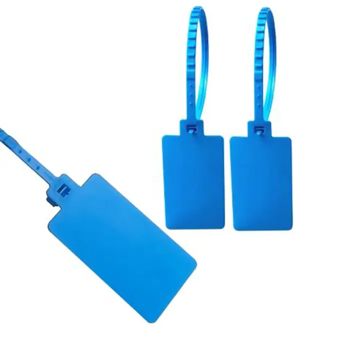 Fil de Serrage en Plastique de 58x95mm, 20 Pièces, Johonneur de Câble de Sécurité Personnalisés de 425mm de Long, Nouveauté