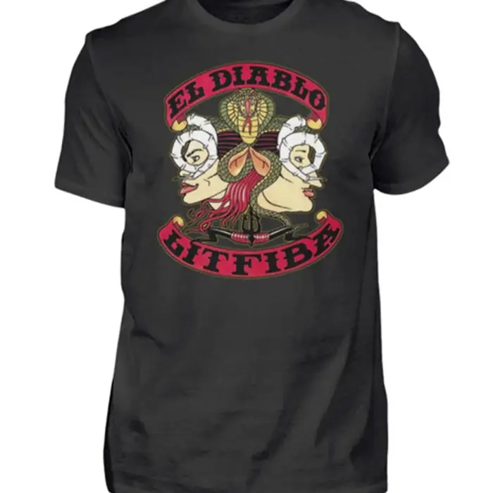 Le T-shirt Litfiba avec le logo d'un groupe italien est un choix idéal pour les passionnés de musiqu