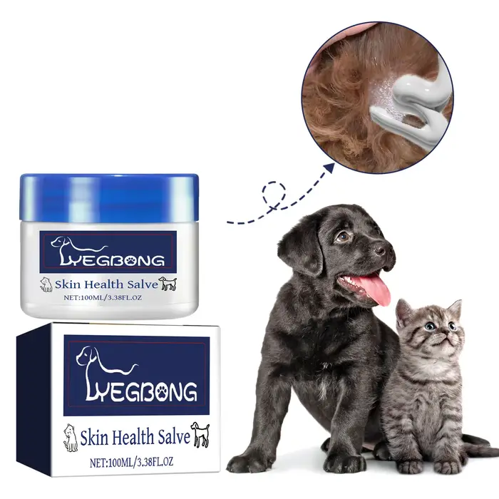 Crème réparatrice pour la peau des animaux de compagnie, 100ml, traitement des vers de sonnette pour