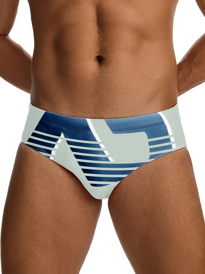 Sous-vêtements triangulaires graphiques à motifs pour hommes, maillot de bain pour hommes, short de 