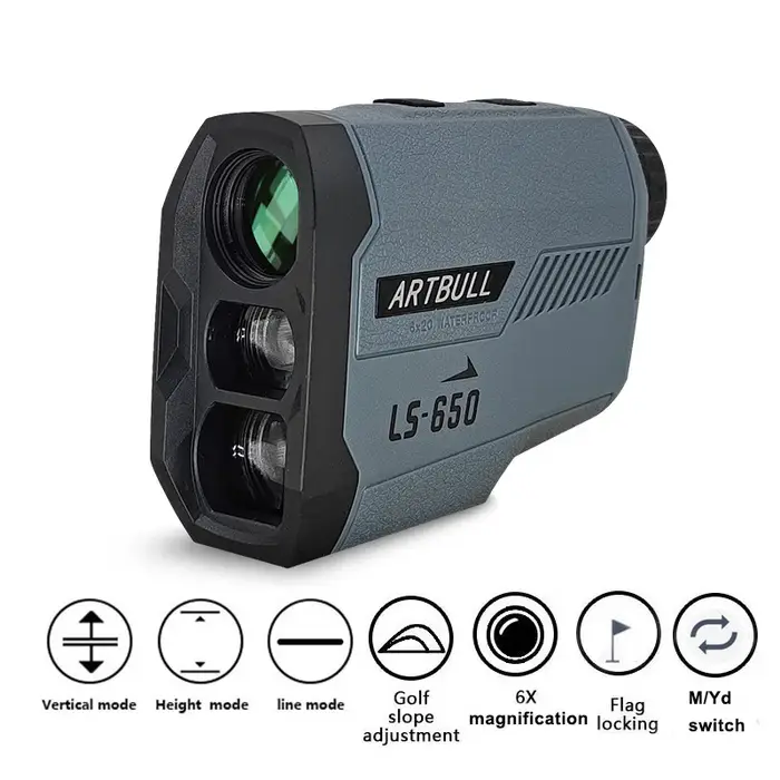 Télémètre Laser chasse en plein air 1200M 650M télémètre de Golf avec verrouillage du drapeau pente 
