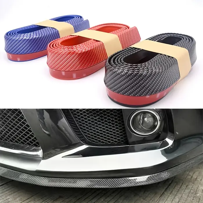 Spoiler de pare-chocs avant universel en fibre de carbone pour voiture, modification personnalisée, 