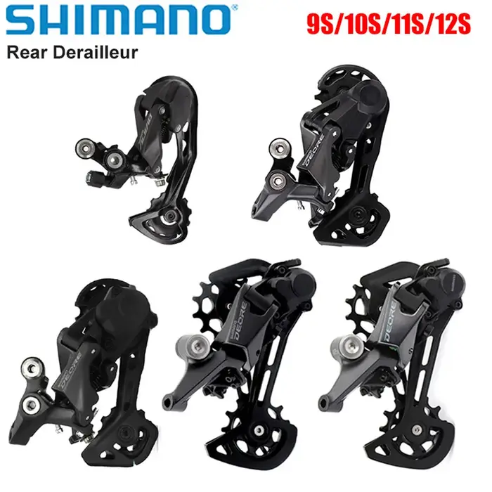 SHIMANO DEORE ALIVIO RD M4120 M5120 M5100 M6100 10V 11V 12 vitesses dérailleurs arrière SGS vtt déra