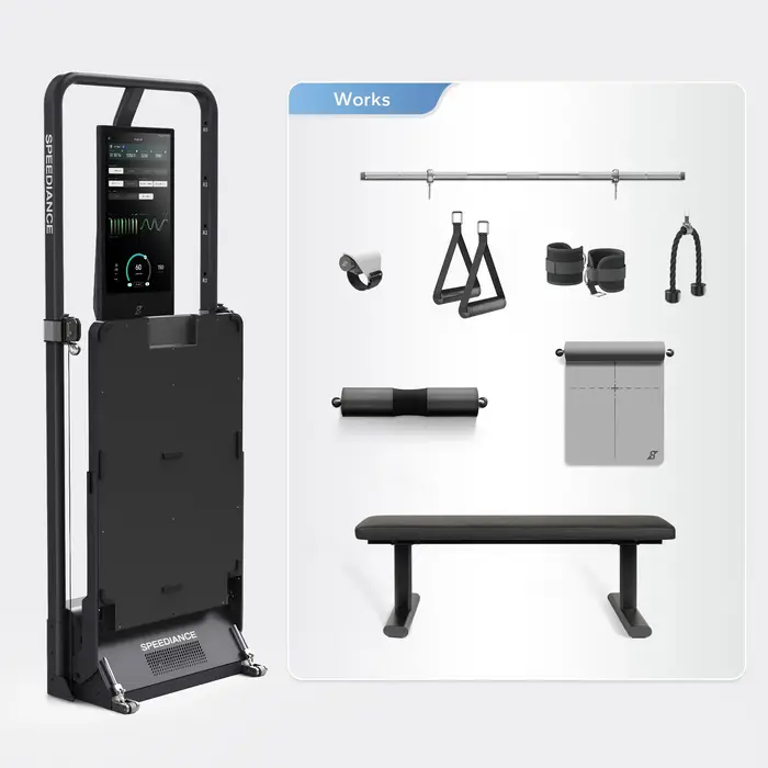 Équipement de fitness Speediance tout-en-un, personnalisé, sans installation, entraînement complet d