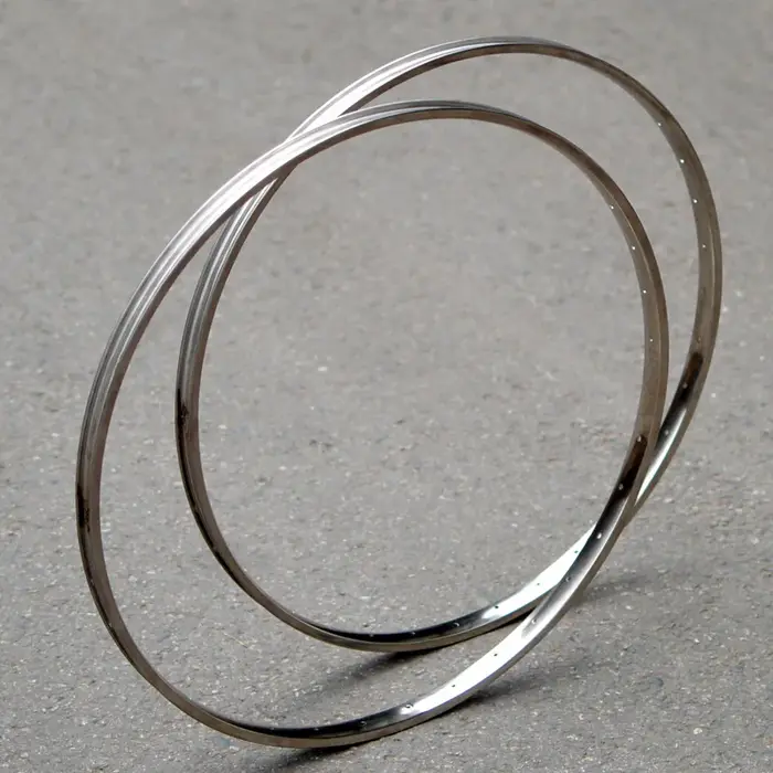 Jante de vélo de route en acier inoxydable 26 pouces, accessoires de roue de vélo Vintage 1-3/8 36 t