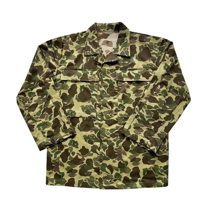 Uniforme de Soldat Américain WW2, Manteau de Camouflage Double Face, Veste de Soldat HBT Vintage, pour la html au Canard