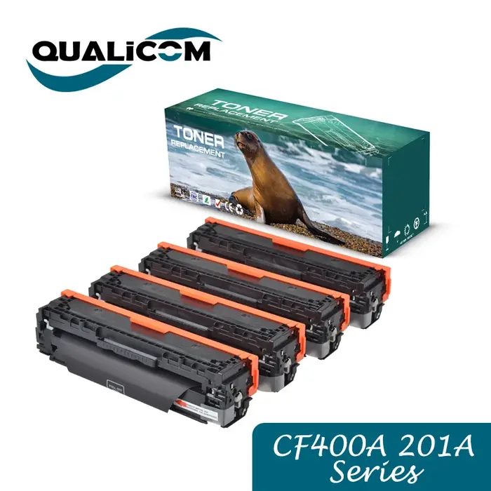 1 jeu de cartouches de toner 201A compatibles CF400A CF411A CF412A CF413A, pour HP document LaserJet