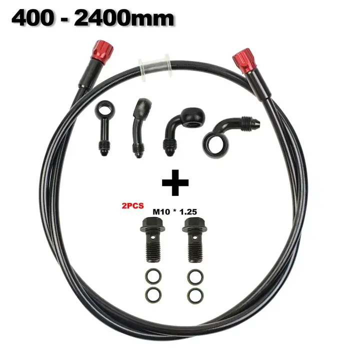 Tube de tuyau d'embrayage de frein hydraulique universel en acier pour moto M10, pour Dirt Bike, ATV