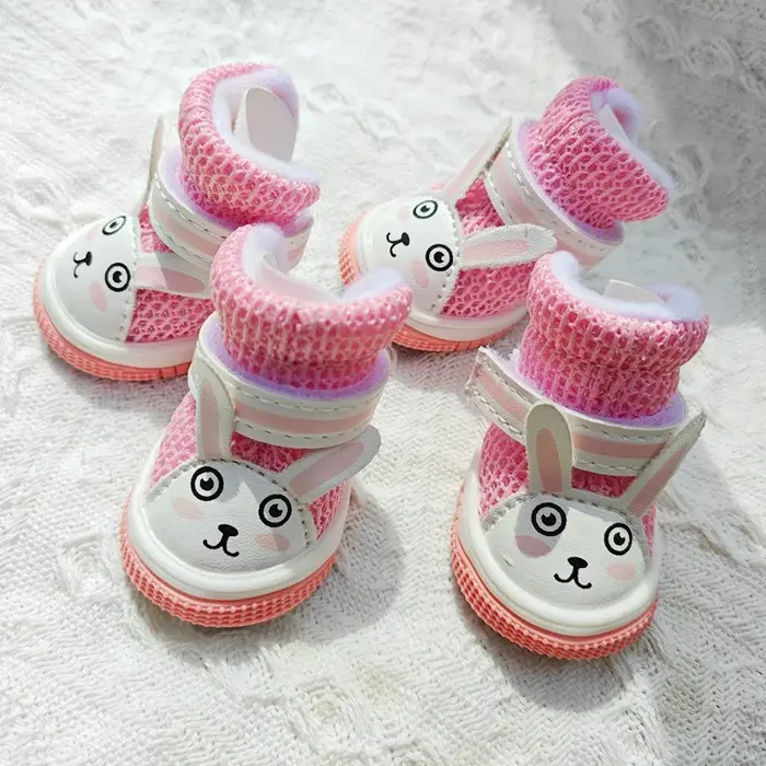 Baskets d'été pour animaux de compagnie, lapin mignon, chien, pour petit chiot, sandales respirantes