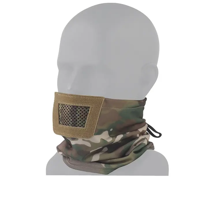 Knight Mask, Foldable Protective Half Face Mask for Shooting Training Outdoor Fi