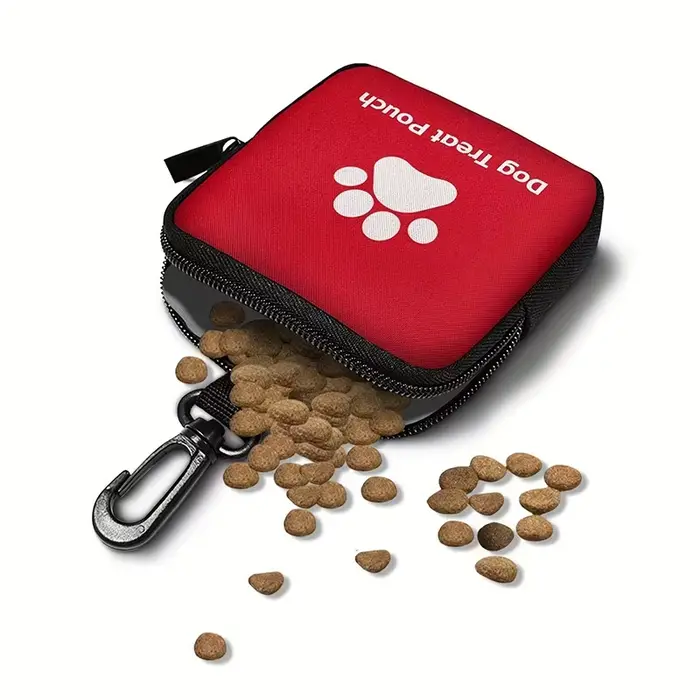 Sac à friandises portable pour chien, poche pour nourriture pour chien pour l'entraînement en extéri