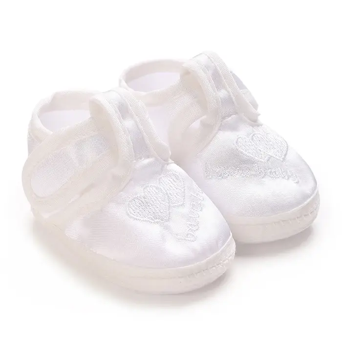 Première chaussure de baptême pour nouveau-né : chaussures de baptême blanches pour nouveau-nés garç