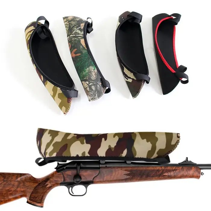 Étui de protection anti-poussière pour lunette de visée de chasse en néoprène Camoneoprene
