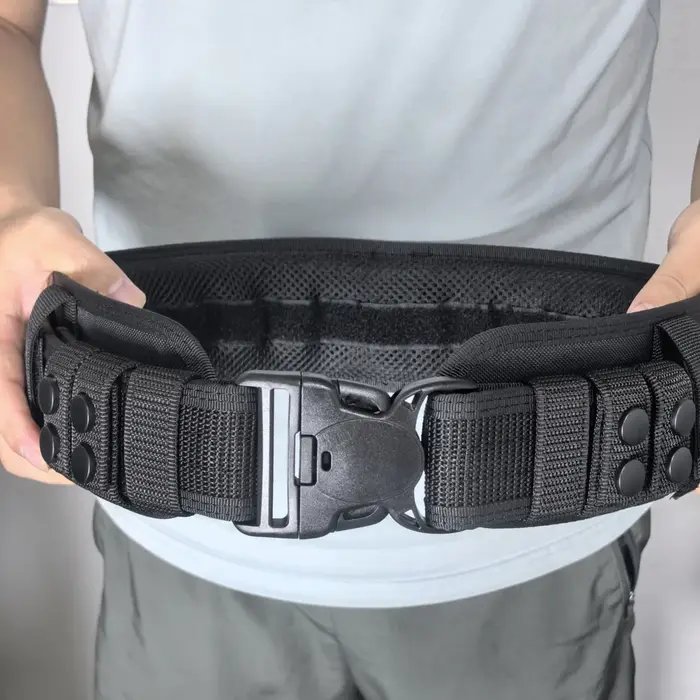 5 cm de large légèrement dur, épais boucle de ceinture extérieure ceinture tactique multifonctionnel
