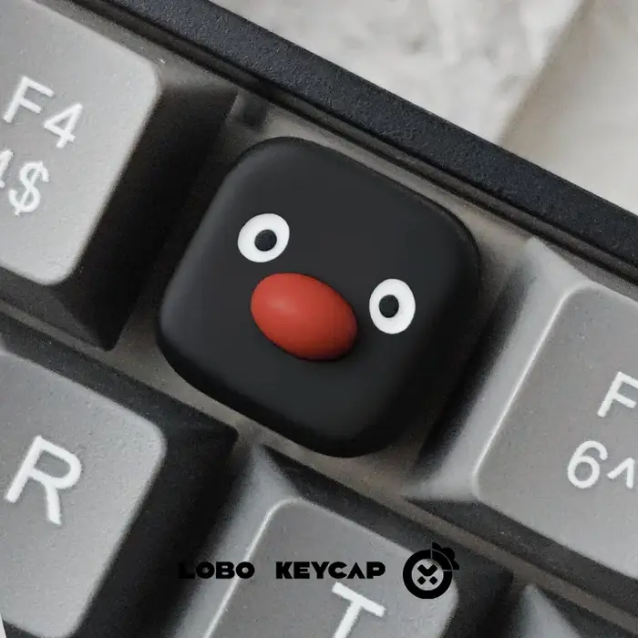 Série Pingu amusante, Expressions multiples, clavier mécanique de Style pingouin mignon, remplacemen
