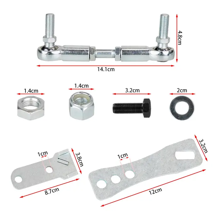 Le kit de tringlerie de cas de transfert d'acier inoxydable concurrentiel avec Jeep Cherokee XJ Coma