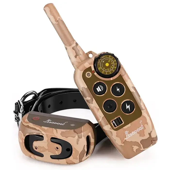 Collier de dressage pour chien CC-PetPulse, anti-aboiement, télécommande électronique, étanche, port