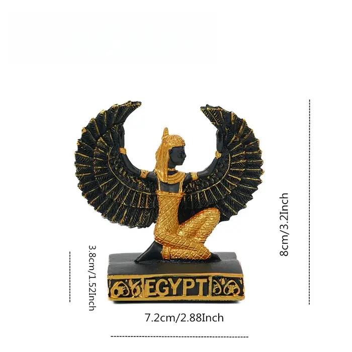 Statue de la déesse Isis, sculpture de figures mythologiques de l'Egypte ancienne, décoration rétro 