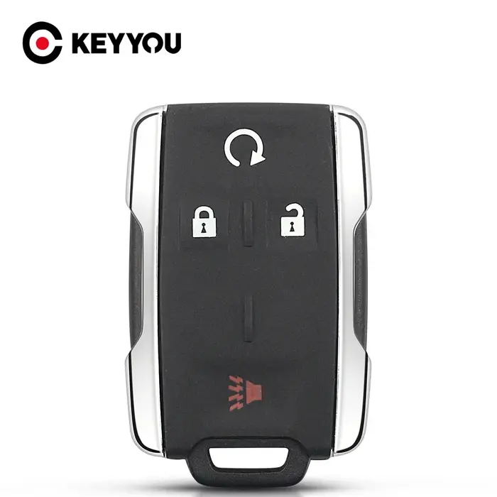 KEYYOU – clé télécommande intelligente à 4 boutons, pour Chevrolet Silverado Colorado GMC Sierra 201