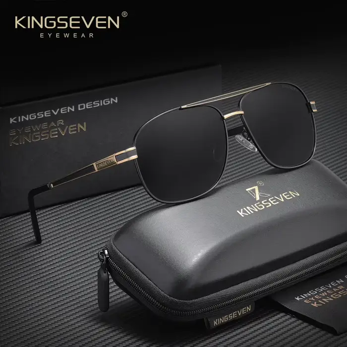 KINGSEVEN 2026 Lunettes de soleil polarisées tendance pour hommes et femmes, idéales pour la conduit