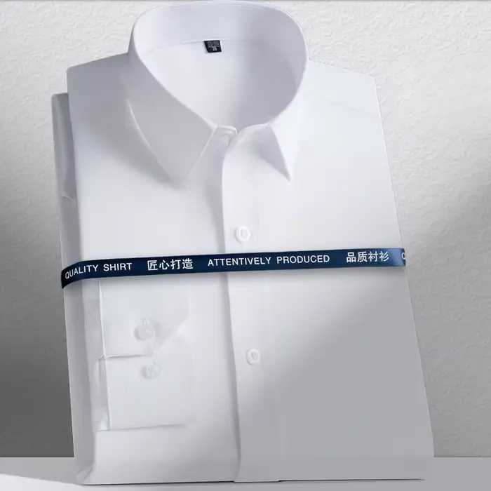 Nouvelles chemises pour hommes à manches longues, chemises habillées pour hommes, coupe ajustée, che