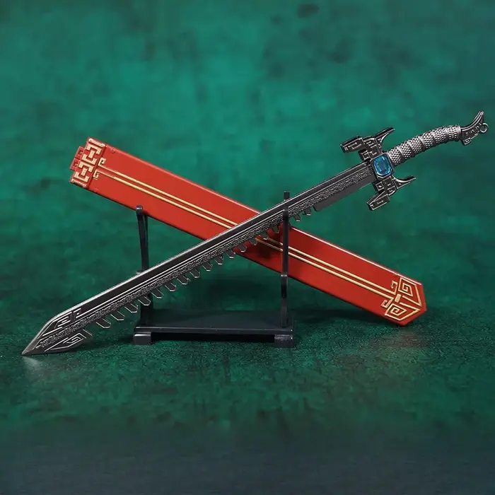 Modèle d'armes de la légende de Qin, 22cm/8,66 pouces, haute qualité, ornements de présentation de b