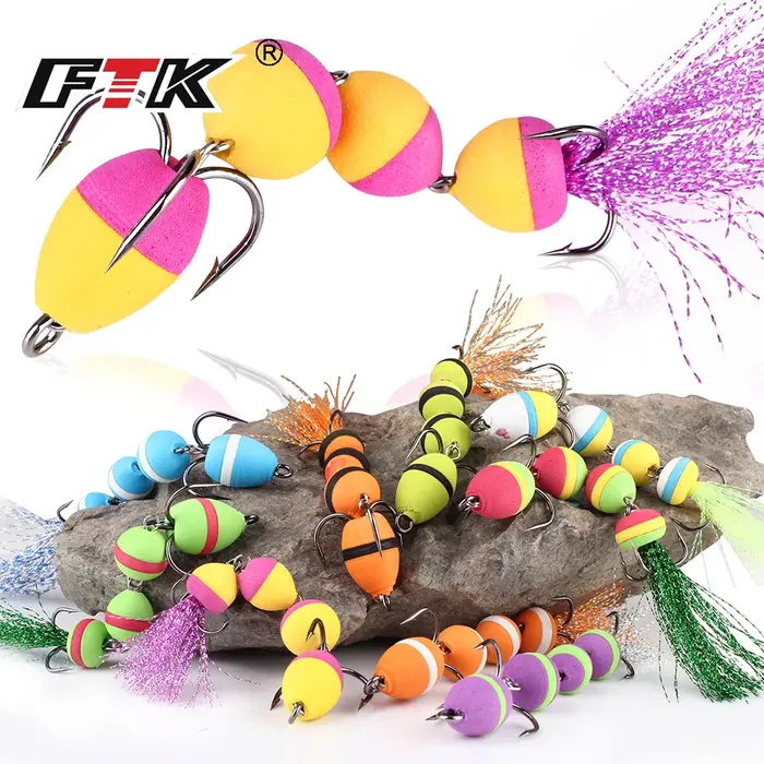 FTK Mandula leurre de pêche leurre souple mousse appât Swimbait 5.7g multi-articulé appâts artificie