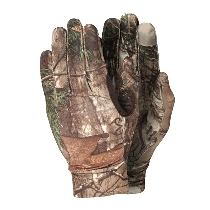 Gants camouflage chasse tactiques élastiques écran tactile tir pêche antidérapants doigts complets