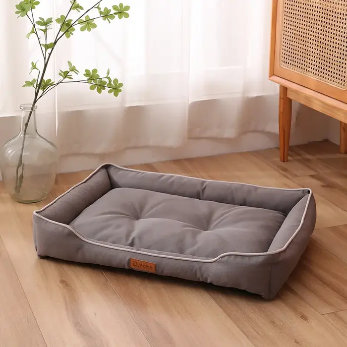 Tapis de couchage élastique pour grand chien, confortable, épais, carré, pour chien de taille moyenn