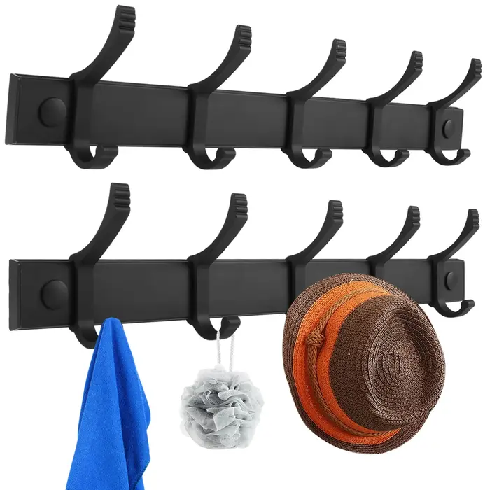 Crochet Mural en Aluminium pour Manteau T1