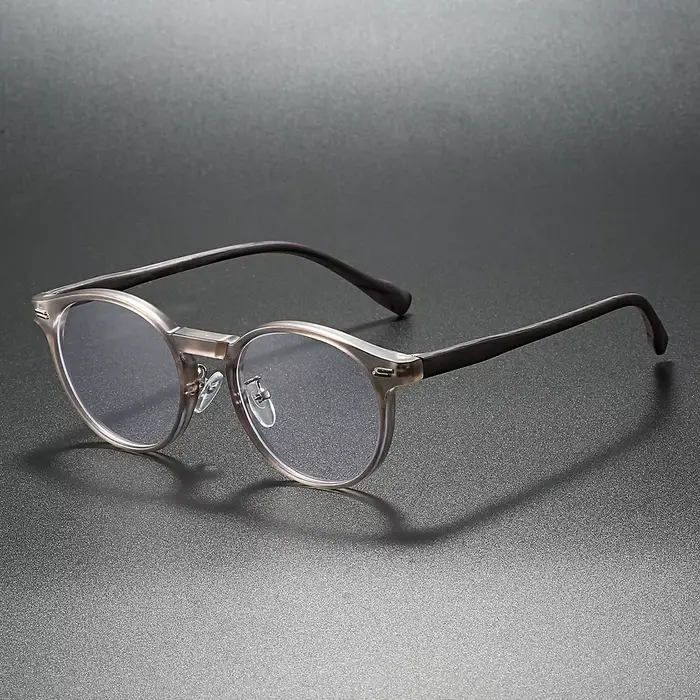 KAMMPT Vintage lunettes rondes mode rétro bleu lumière bloquant lunettes à la mode Design élégant co