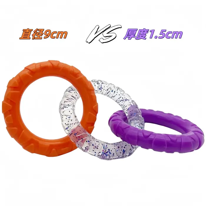 Jouets pour chiens, anneaux de traction, robustes pour mordre, nettoyage des dents, meulage des dent