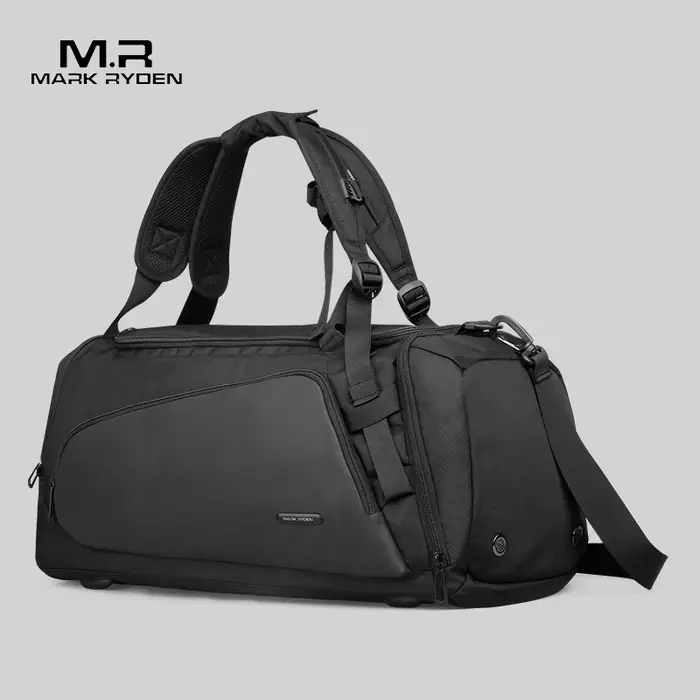 Sac de voyage Mark Ryden pour homme, sac à main noir, imperméable, grande capacité, sac de voyage multifonctionnel, sac ban pour étudiants, hommes et femmes, voyage, école, travail, cadeaux pour cérémonies