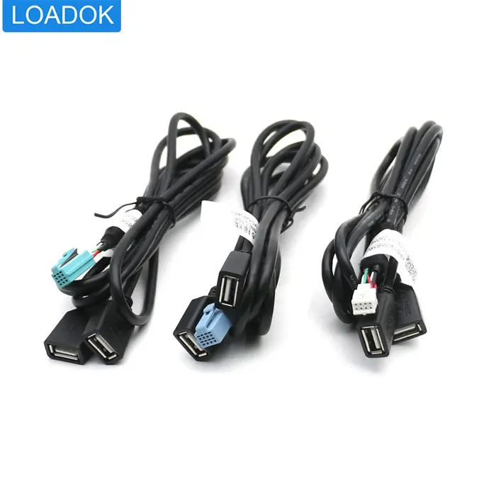 6 8 10 Pin Voiture Android Radio USB Connecteur touristes USB Câble Adaptateur pour D-NOBLE Android 