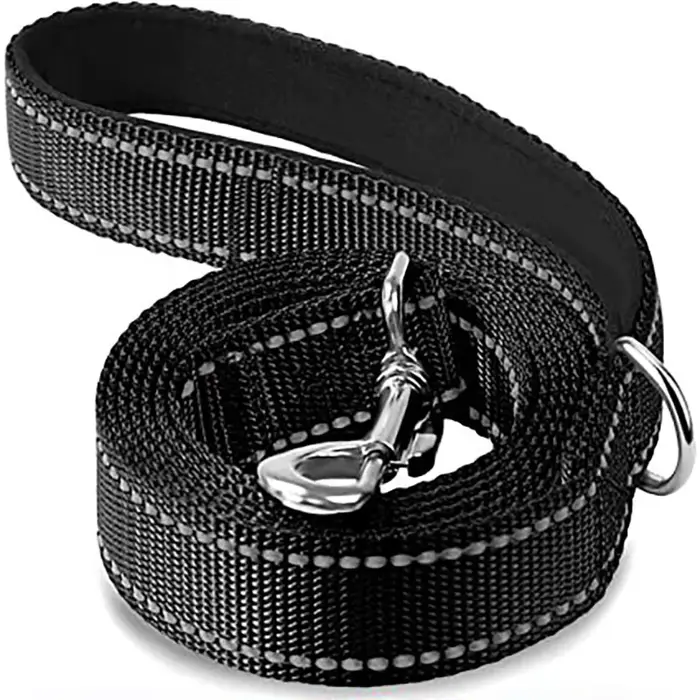 Collier harnais pour chiens et chats, sangle en plomb, réflexion nocturne, corde de remorquage pour 