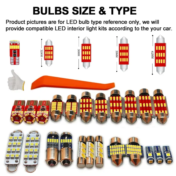 MDNG Canbus sans erreur pour Mercedes Benz Vito W638 W639 Auto LED intérieur carte dôme coffre lumiè