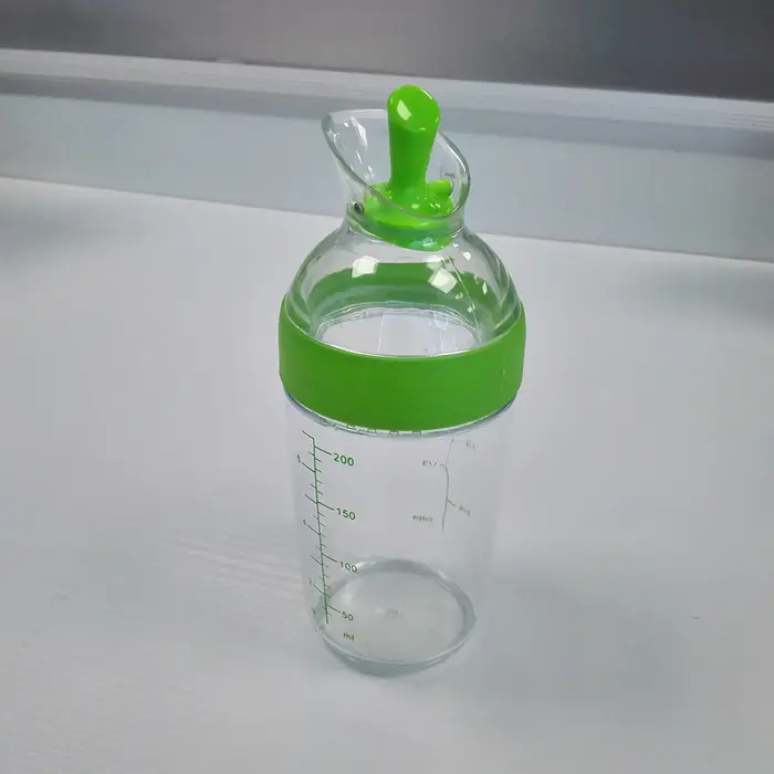 Bouteille de shaker à salade universelle, gadget de cuisine, facile à saisir, avec balances