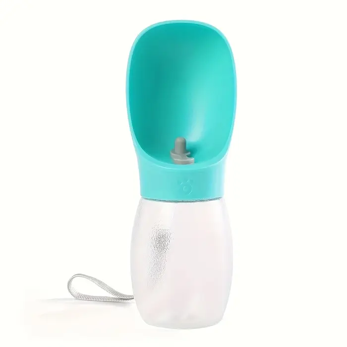 Bouteille d'eau portable pour chiens lors de leurs sorties ; Contenant d'eau pour extérieur ; Dispos
